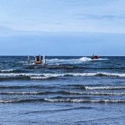 Cardigan RNLI crew was called to rescue a vessel with engine failure. Picture: Cardigan RNLI