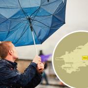 A yellow weather warning will be in place across Pembrokeshire on Friday (July 14).