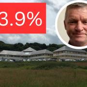 Ceredigion Leader Bryan Davies has outlined the bleak financial situation faced by the council, with fears of a council tax increase of up to 13.9 per cent. Pictures: Ceredigion County Council.