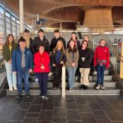 Ceredigion Youth Council visited the Senedd to discuss matters important to them.
