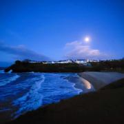 Aberporth by moonlight