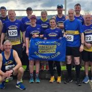 Cardigan Running Club turned out in force at the Teifi 10 on Easter Sunday.