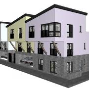 A 3D visualisation of the flats proposed at New Quay. Picture: RLH Architectural
