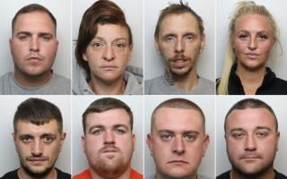 Eight people have been jailed as part of an organised crime gang  Picture: Dyfed-Powys Police