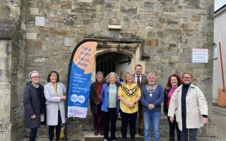 Launch of the community drop-ins at Cardigan .